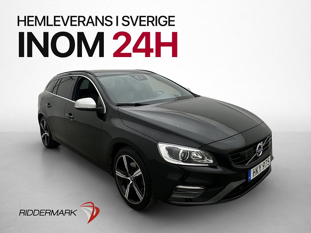Volvo V60 D3 150hk R-Design Navi Kamera D-värmare Drag