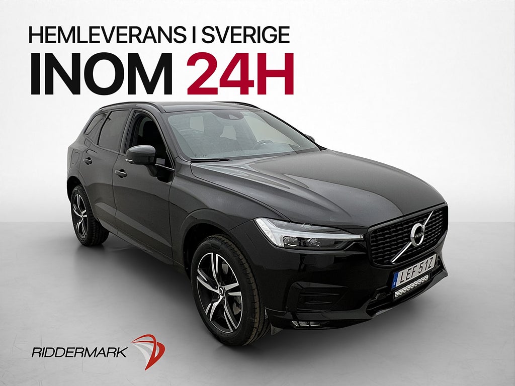 Volvo XC60 B4 197hk AWD R-Design Kamera Drag Luft H/K Värm