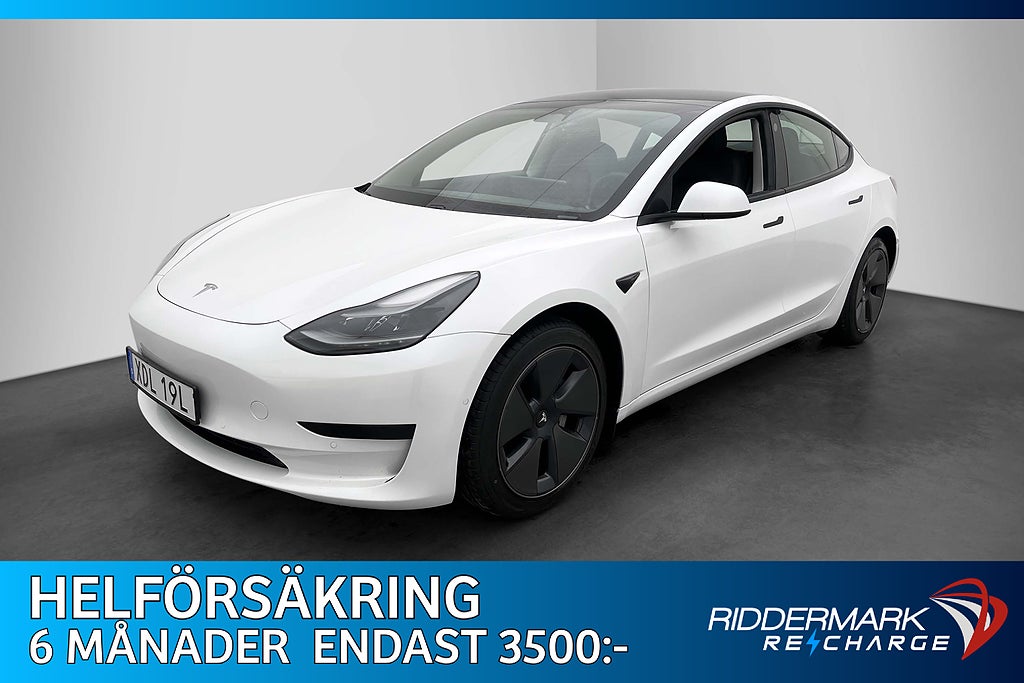 Tesla Model 3 Standard Range Plus Autopilot Dragkrok Sv.Såld