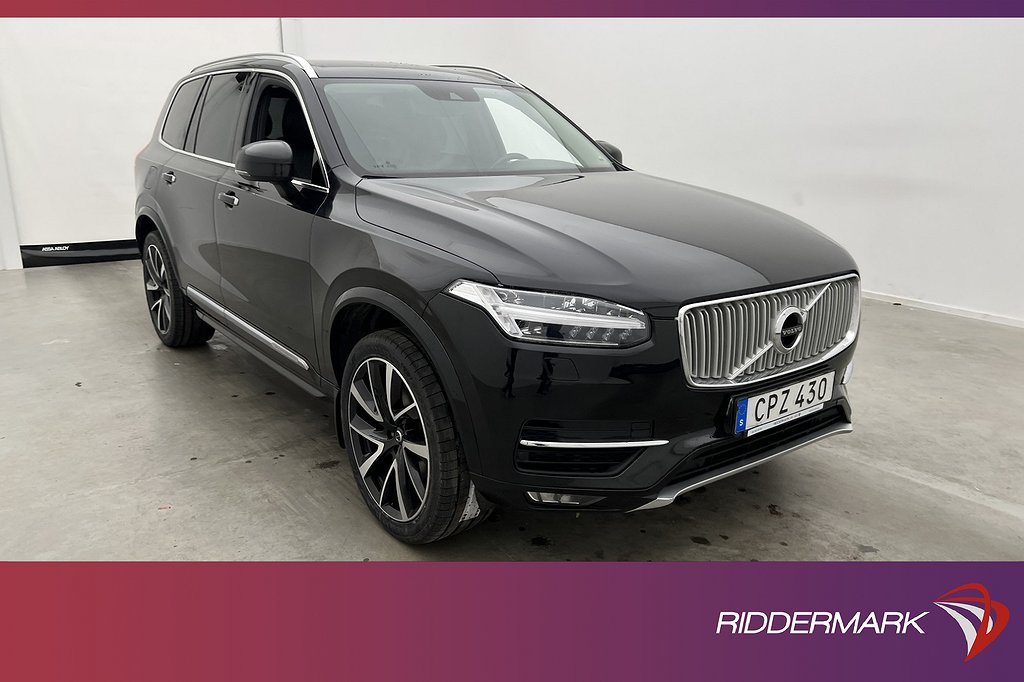 Volvo XC90 D4 AWD Inscription 7-Sits VOC Kamera 4-Zons Drag