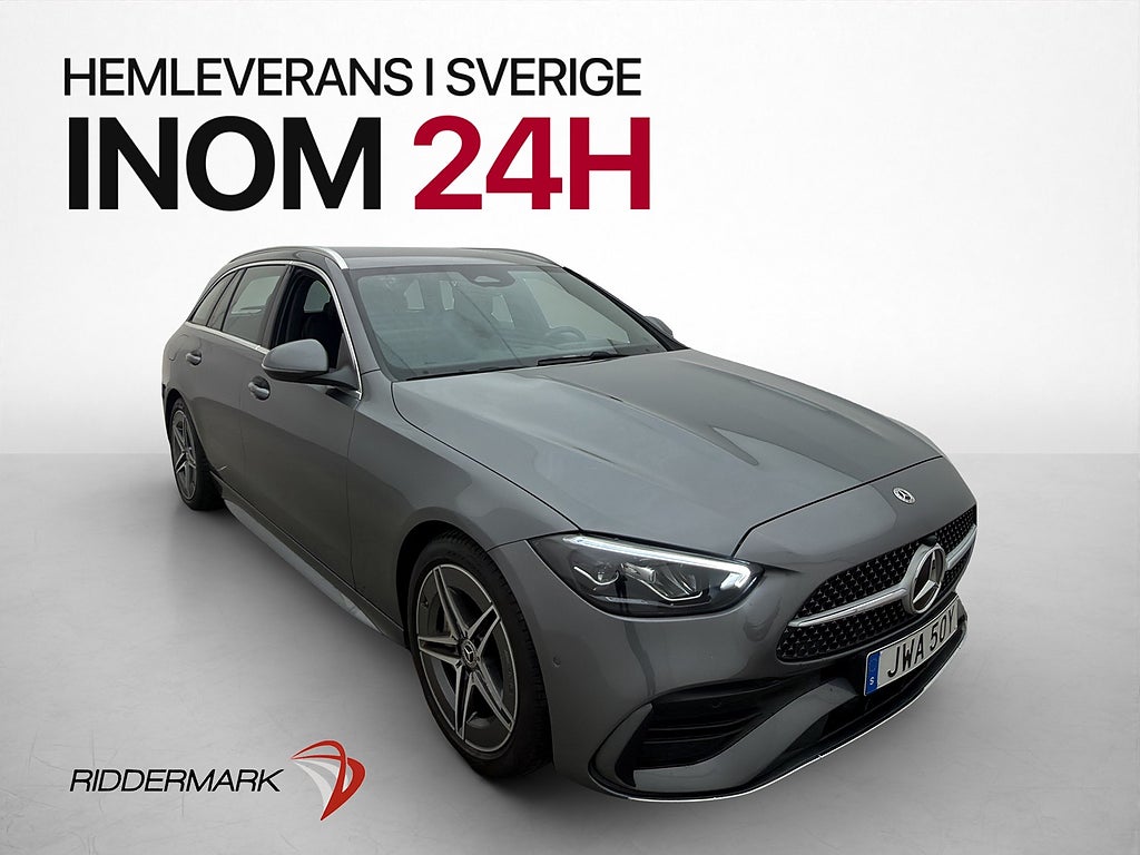 Mercedes-Benz C 200 AMG Widescreen Nav Kamera Halvskinn Drag