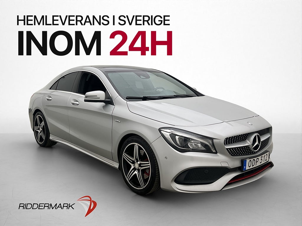 Mercedes-Benz CLA 250 Sport 4M 218hk AMG Pano Kamera CarPlay