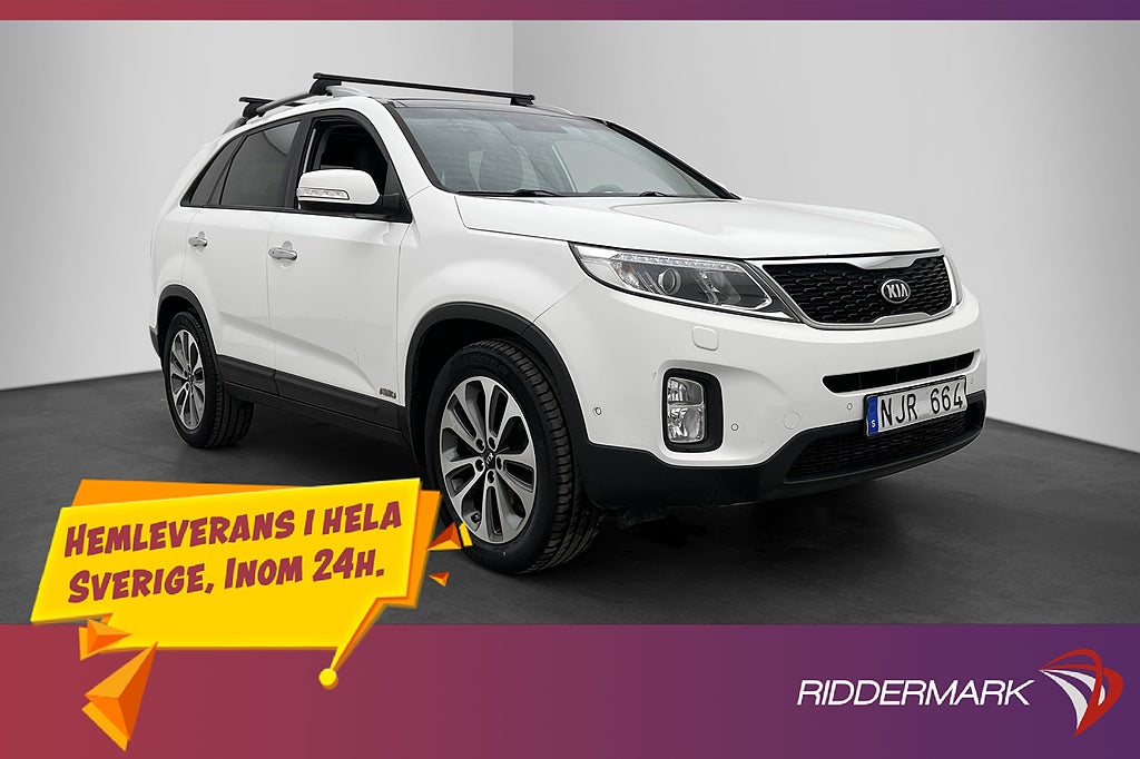 Kia Sorento 2.2 CDRi 4WD 7-Sits Pano Skinn Kamera 1-Brukare