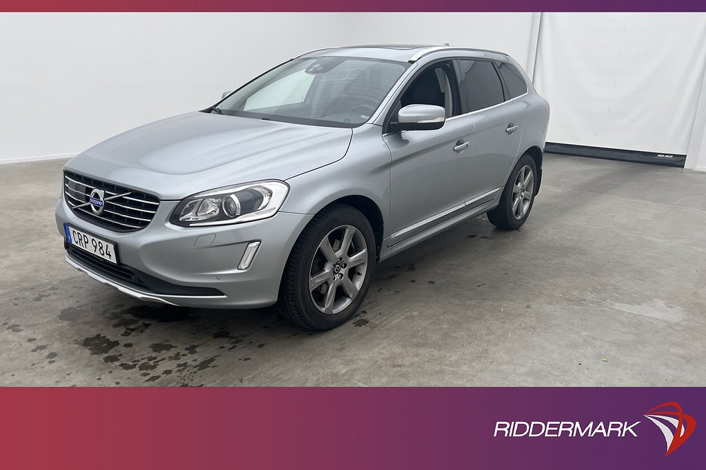 Volvo XC60 D4 AWD Summum VOC Värmare Pano Kamera Navi Drag