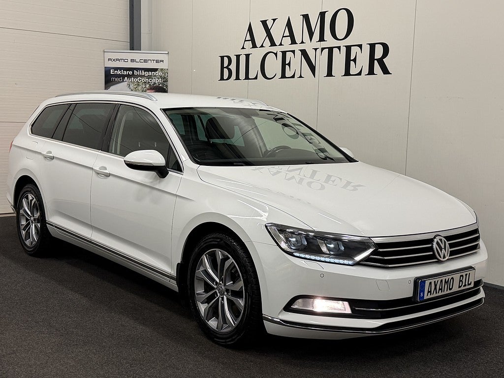 Volkswagen Passat 2.0 TDI 190Hk GT Sportscombi Kamrem Bytt Drag Värmare