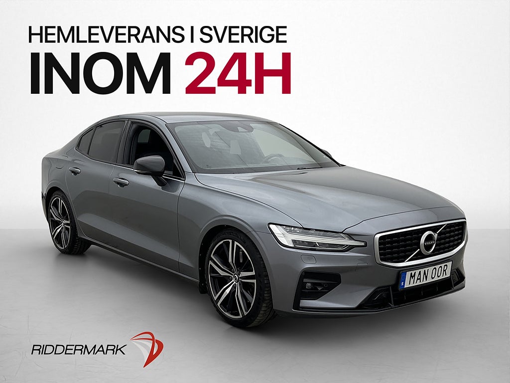 Volvo S60 T5 R-Design H/K Drag Kamera Värmare BLIS Navi VOC