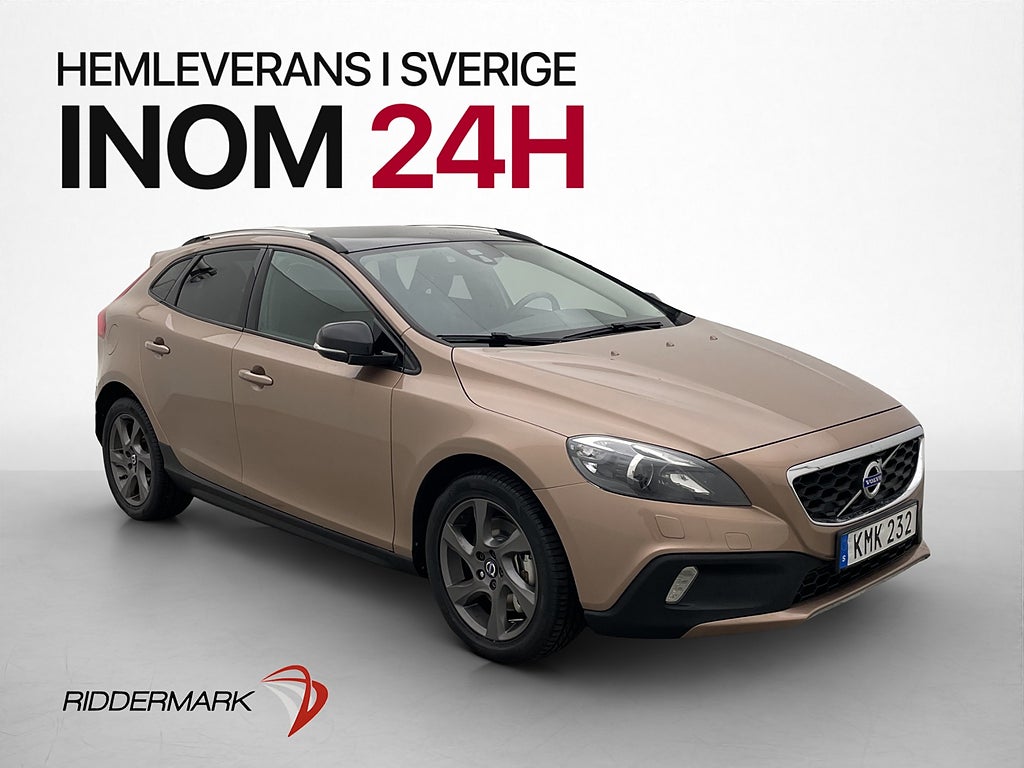 Volvo V40 Cross Country D4 Summum Pano Kamera Värmare Skinn
