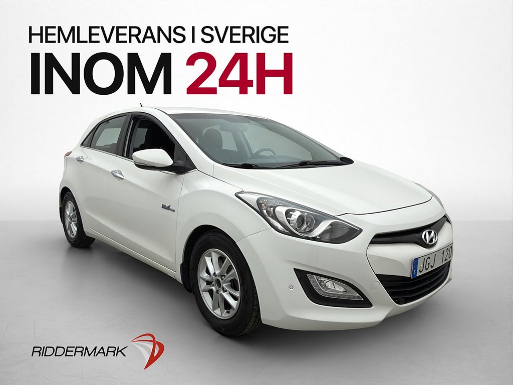 Hyundai i30 1.6 CRDi 128hk Premium Kamera Rattvärme Elstol
