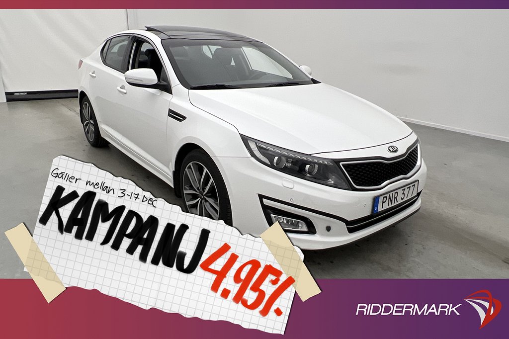 Kia Optima 1.7 CRDi 136hk Komfort M-Värmare Pa 4,95% Ränta