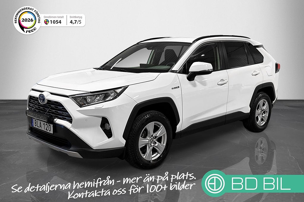 Toyota RAV4 Hybrid AWD-i E-CVT 222HK Backkamera Värmare Drag 