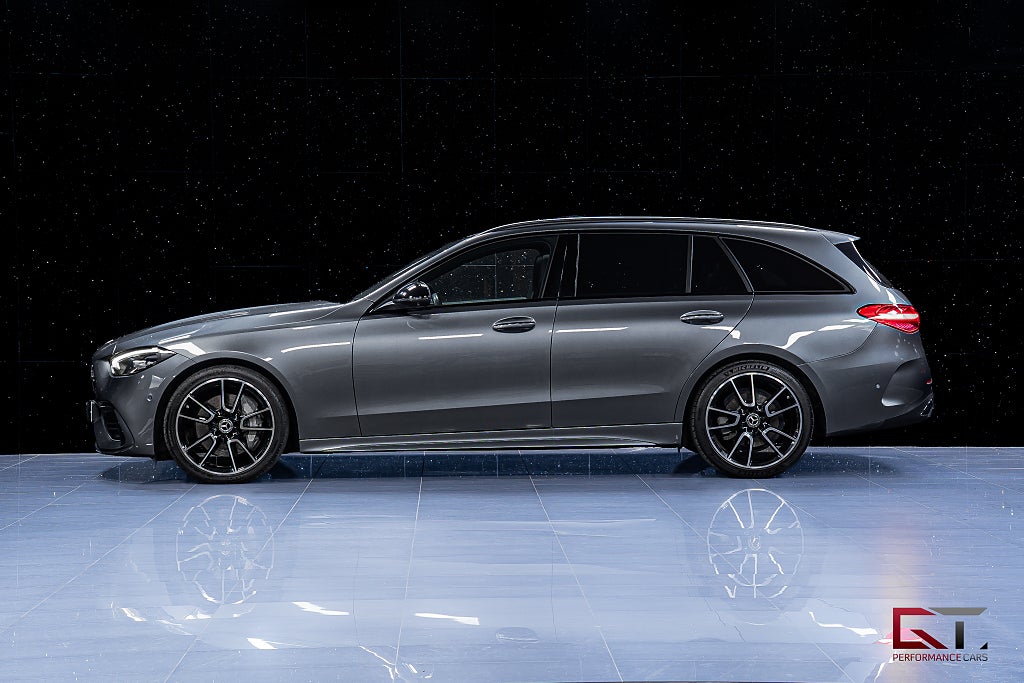Mercedes-Benz C220 T d AMG Pano Drag Värmare ACC Akustikglas Night-P 360°