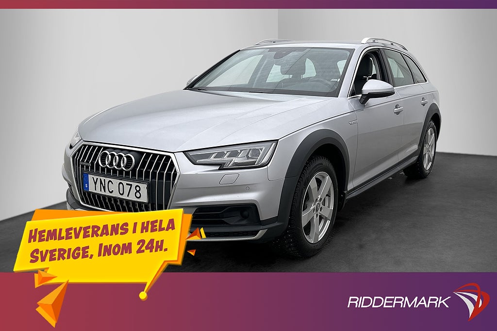 Audi A4 Allroad 2.0 TDI Q Proline Cockpit Värmare Drag Skinn
