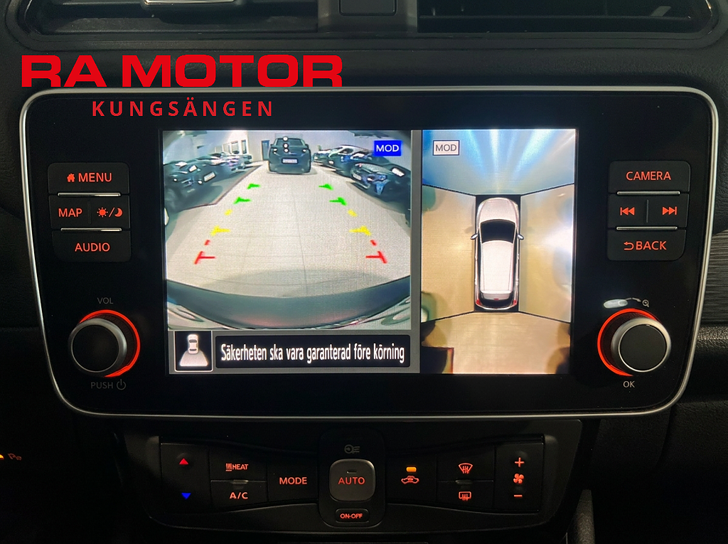 Nissan Leaf 150hk Tekna Bose 360° Nav Värmepump Halvskinn 2020