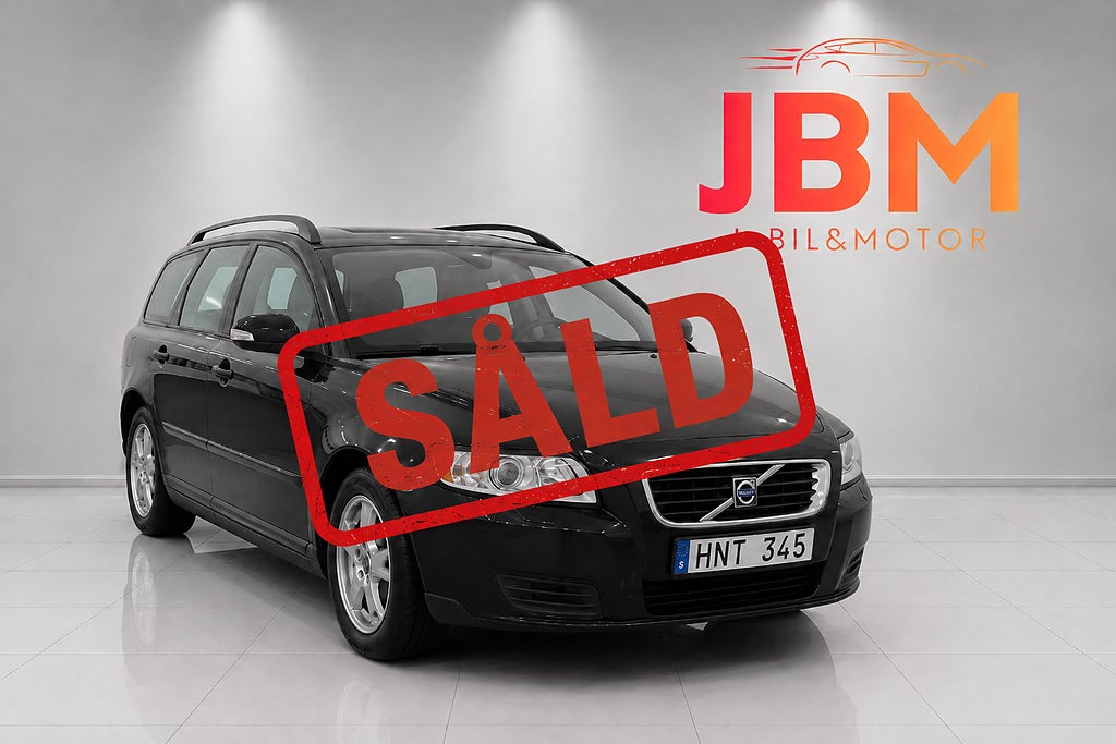Volvo V50 1.6 D Kinetic Euro 4 Nybesiktad (Såld)