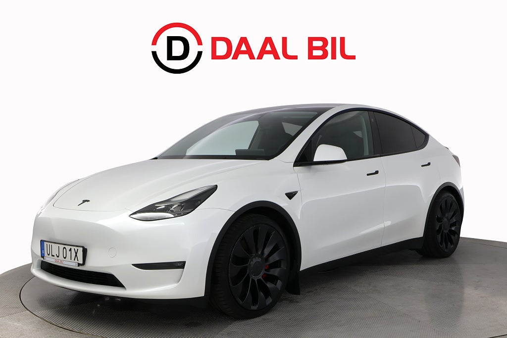 Tesla Model Y PERFORMANCE AWD 534HK PANORAMA PREMIUM P-VÄRM DRAG NFC