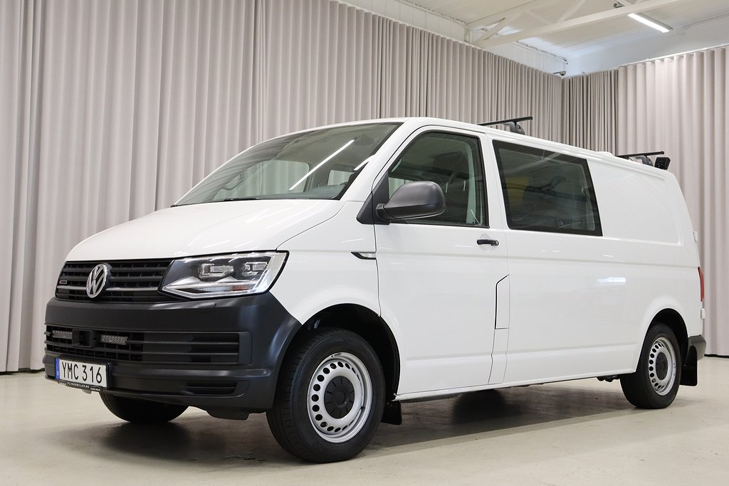 Volkswagen Transporter TDI 4M 150HK Dubbelhytt LED Leasebar