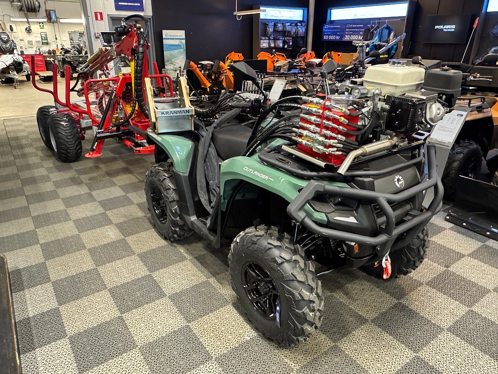 Can-Am Outlander Pro HD 7 Xu T3b  inkl Kranman T1850   