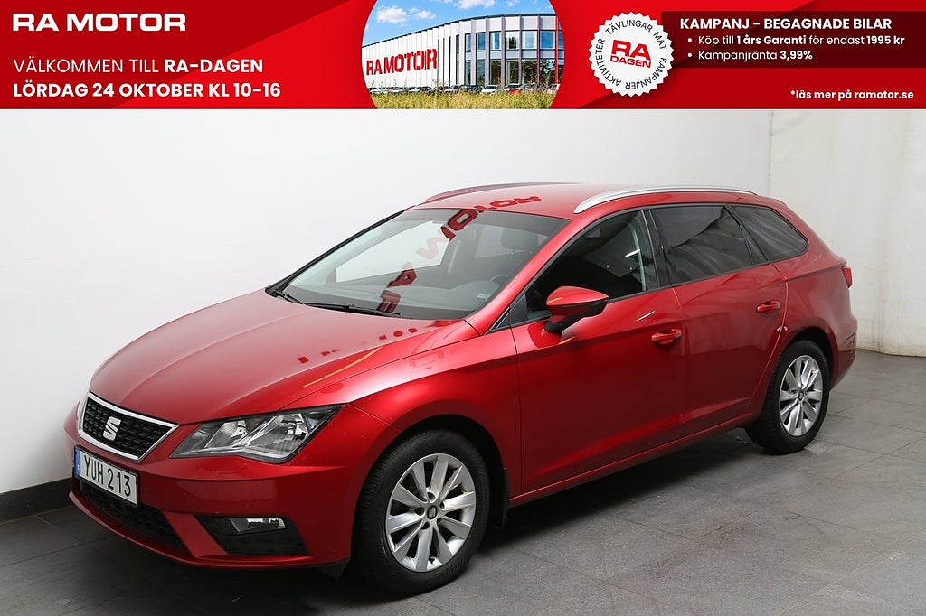 Seat Leon 1,6 TDI 115hk Style Kombi Motorv Dragkrok