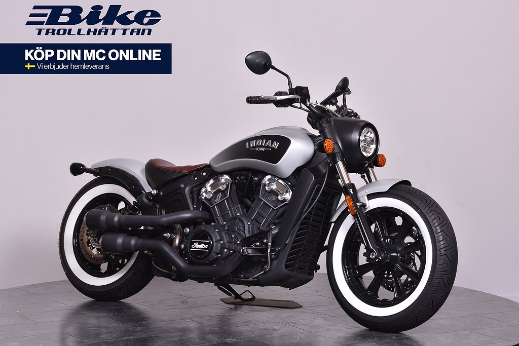 Indian SCOUT BOBBER / SE UTRUSTNING / TOPPSKICK