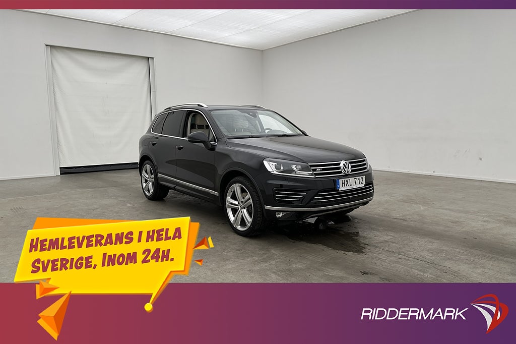 Volkswagen Touareg 4M 262hk R-Line Värmare Skinn Kamera Drag