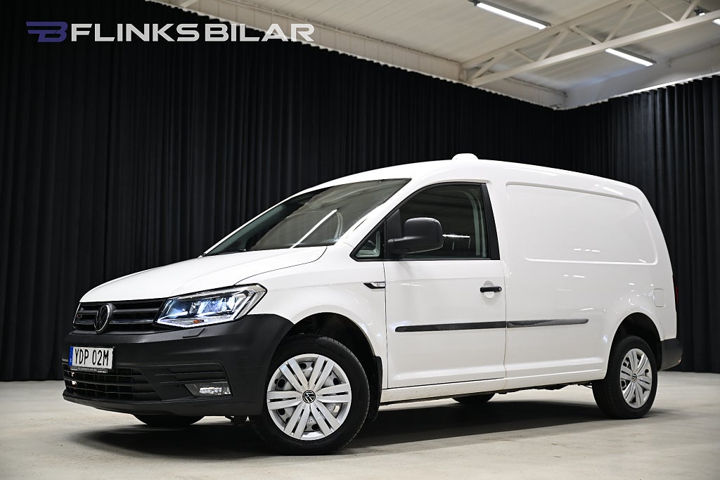 Volkswagen Caddy Maxi 4Motion DSG 150HK Inredd|Drag|Värmare|Lågmil|LED|Moms