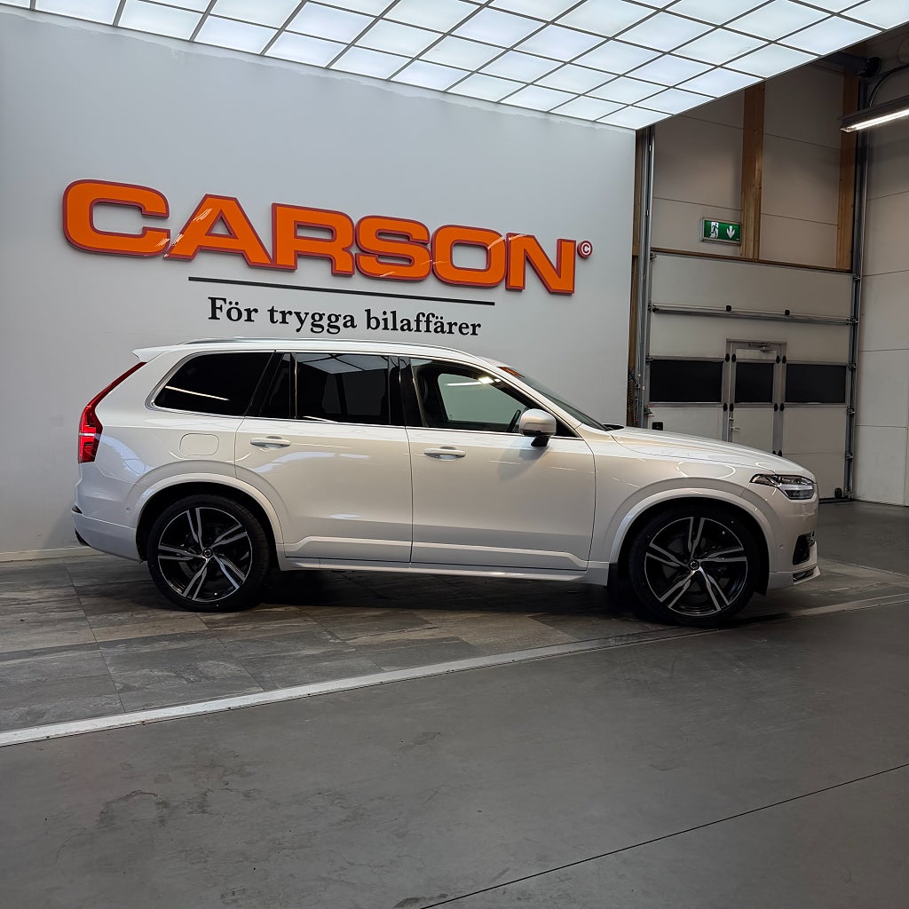Volvo XC90 D5 AWD R-Design Pano B&W Carplay Massage 360° Luftfjädr