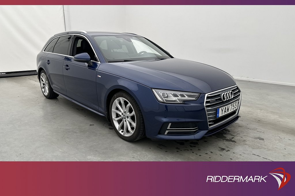 Audi A4 Avant TDI Quattro 190hk S Line Matrix Sportstol Drag