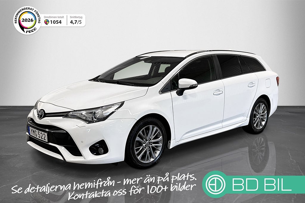 Toyota Avensis 2.0 D-4D ACTIVE DIESELVÄRMARE BACKKAMERA  