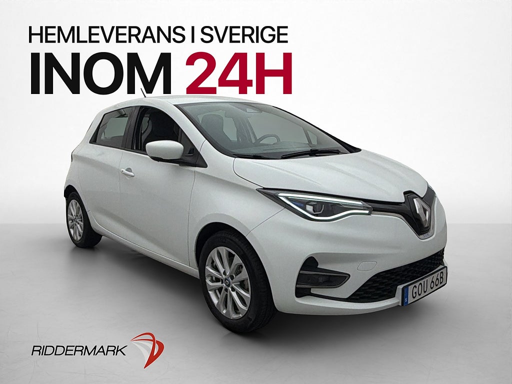 Renault Zoe R110 52 kWh Batteriköp Kamera CarPlay Svensksåld