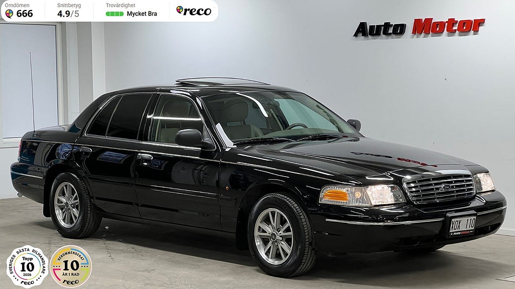 Ford Crown Victoria 4.6 V8 242hk Luftfjädring/Taklucka/Samlarskick