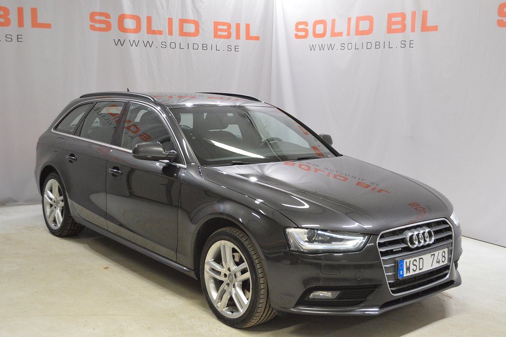 Audi A4 Avant 2.0 TDI quattro S Line Aut D-värmare Drag Navi