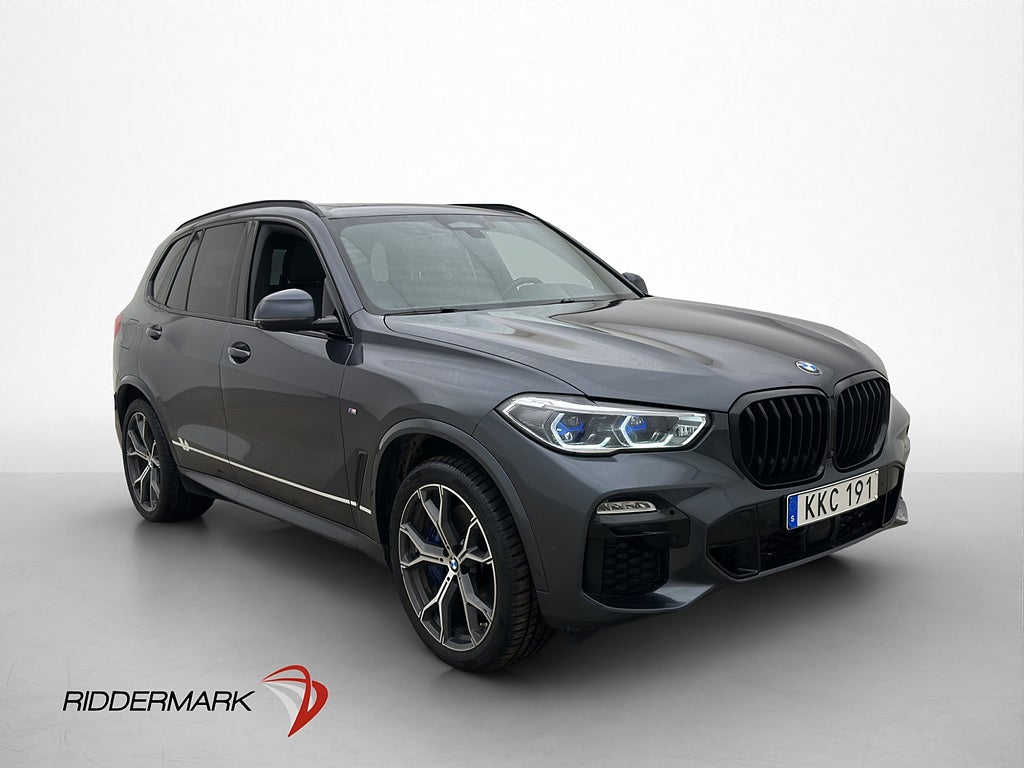 BMW X5 xDrive45e 394hk M Sport Pano B&W HUD 360° Luft Laser