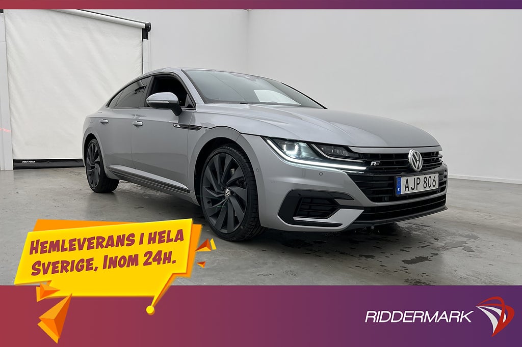 Volkswagen Arteon GTR 4M 272hk R-Line Cockpit Massage Kamera