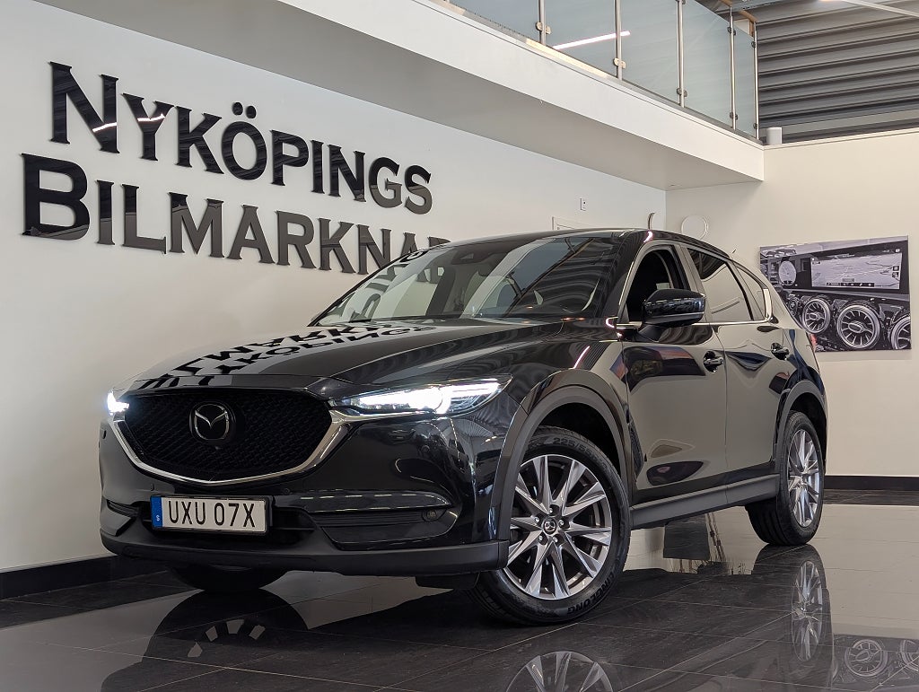 Mazda CX-5 165hk AWD | Drag | 360° | HUD | Adaptiv farth. | V-hjul
