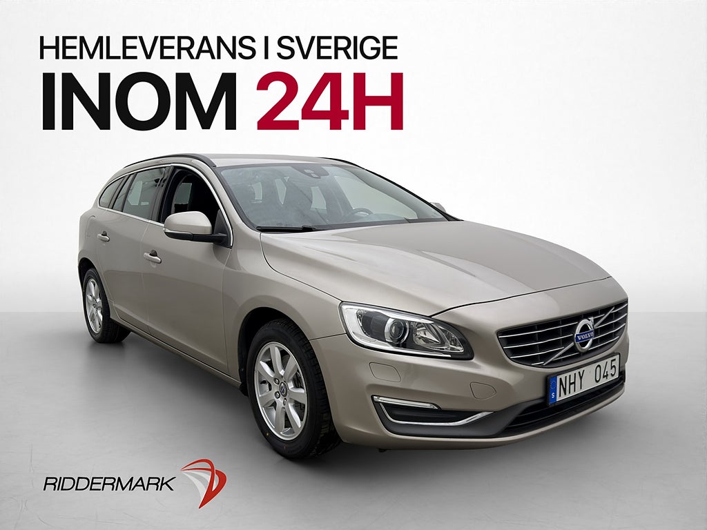 Volvo V60 D3 Momentum Dragkrok Värmare P-Sensorer Bluetooth