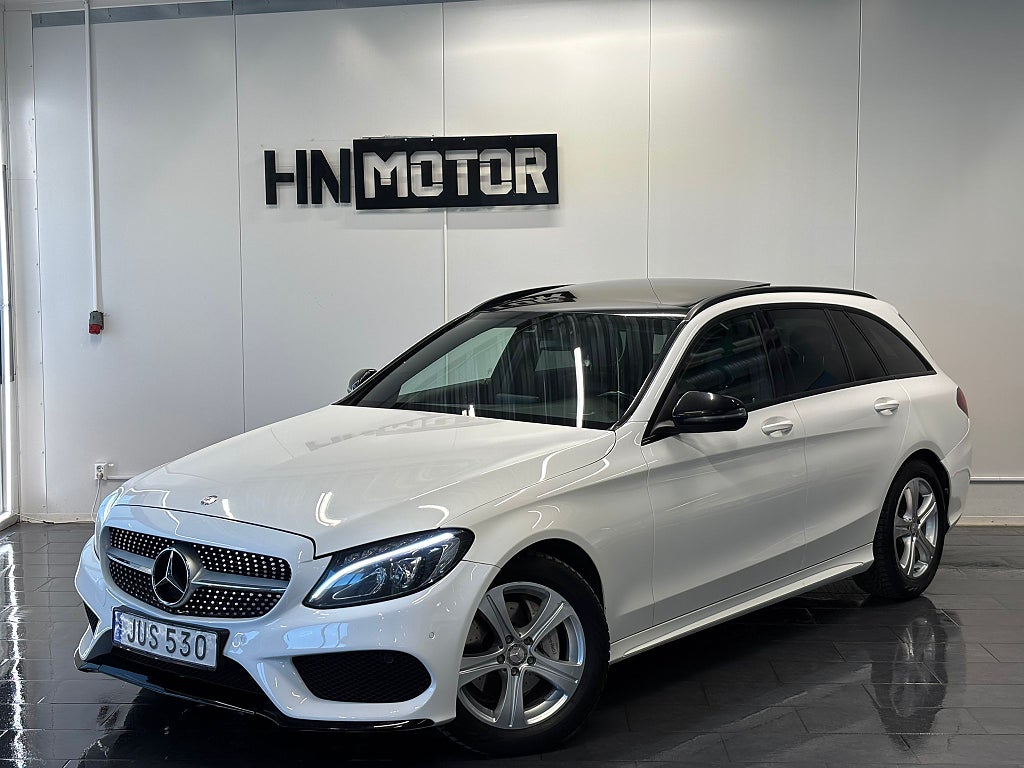 Mercedes-Benz C 220 T d 4M AMG |PANO|BURMESTER|BKam|DRAG|NyServ|NyBess|