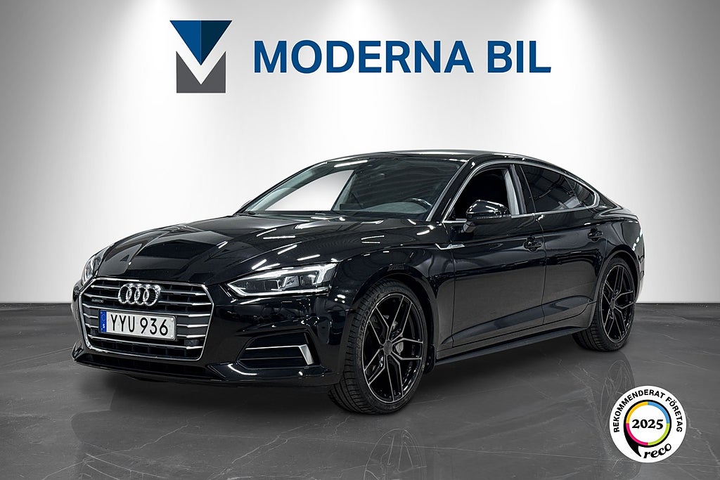 Audi A5 Sportback 2.0 TDI 190hk quattro S Tronic D-värmare Drag