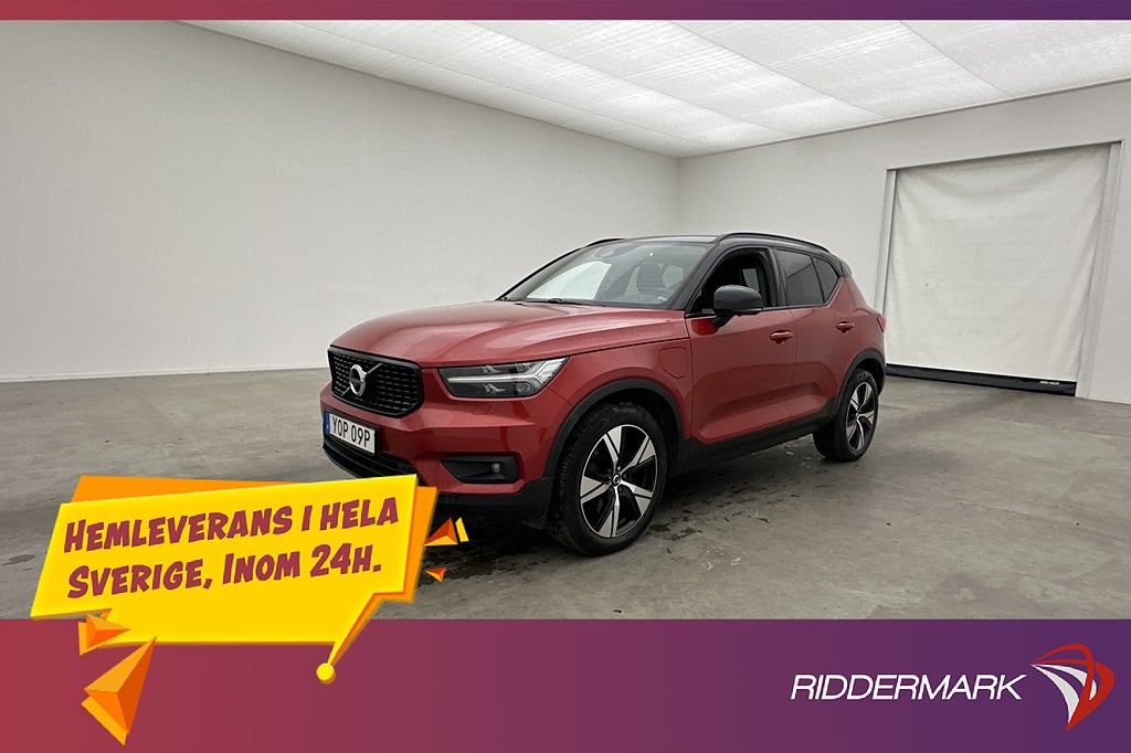 Volvo XC40 Recharge T5 262hk R-Design Pano H/K VOC Värm 360°