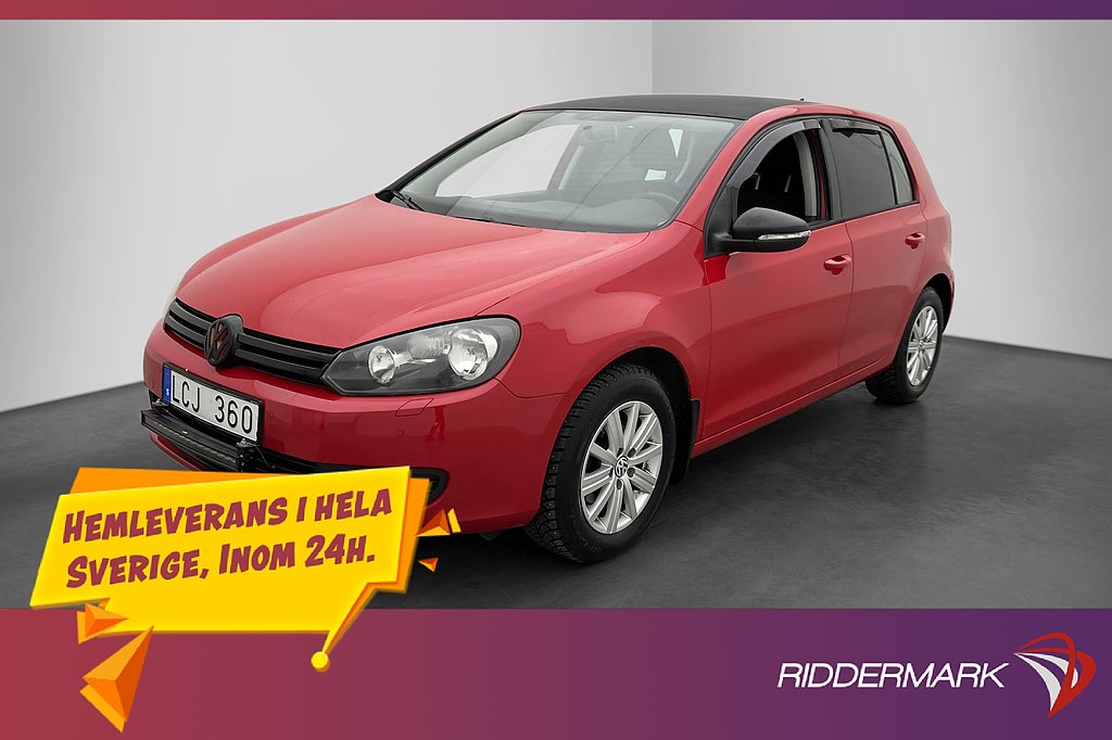 Volkswagen Golf 1.6 TDI 105hk P-Sensorer Navi Farthållare