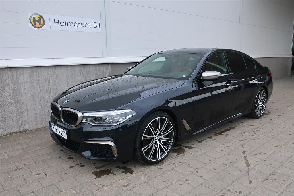 BMW M550 5-serie d Night Vision B&W Softclose Massage Sollucka