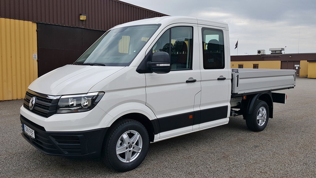 Volkswagen Crafter 2.0TDI 4Motion Dubbelhytt Chassi Flak 7sits