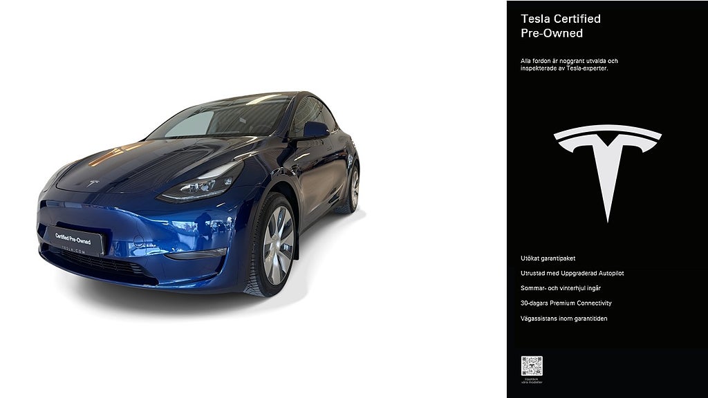 Tesla Model Y Long Range AWD Certified Pre-Owned 3,84% ränta