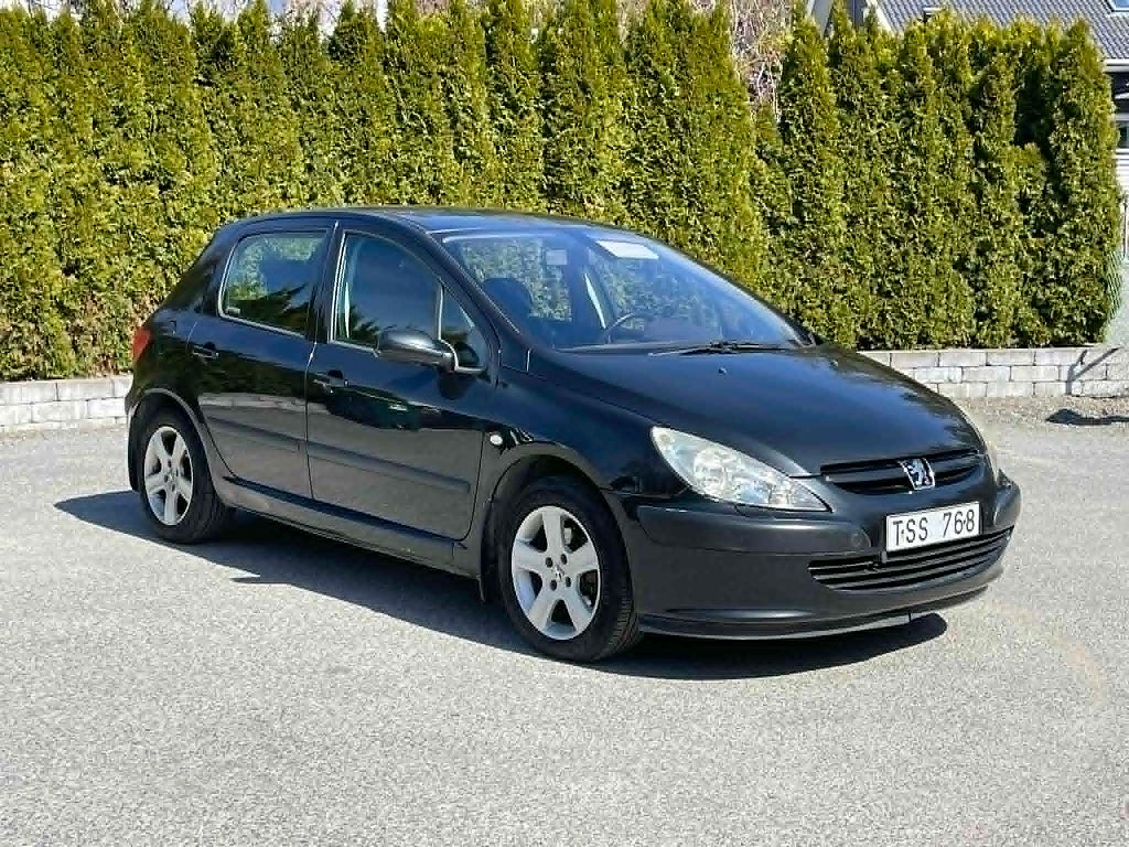 Peugeot 307 5-dörrar 2.0 XS, 2 ägare, nybesiktad, 136hk, 2003