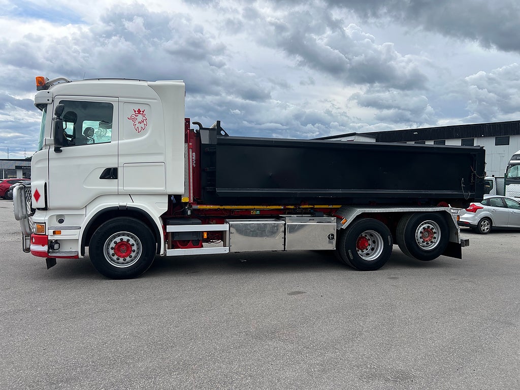 Scania R500 V8 6x2*4 Manuell Växellåda, Lastväxlare inkl flak