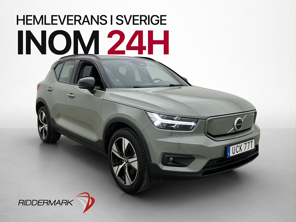 Volvo XC40 Recharge P8 AWD Core Värmare Kamera Dragkrok MOMS