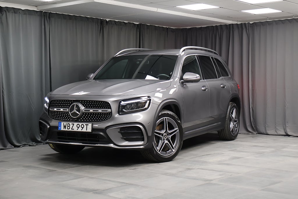 Mercedes-Benz GLB 200 AMG Premium 7-sits Värmare 360 Keyless Drag Moms