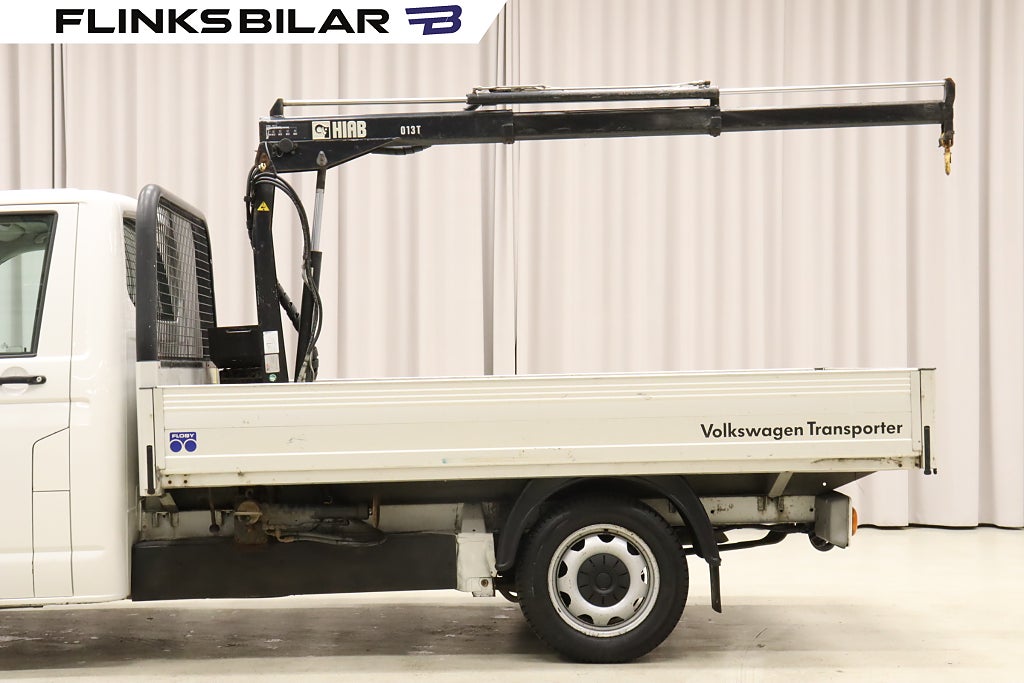 Volkswagen Transporter 4Motion 140HK Flak|Kranbil|HIAB|Moms