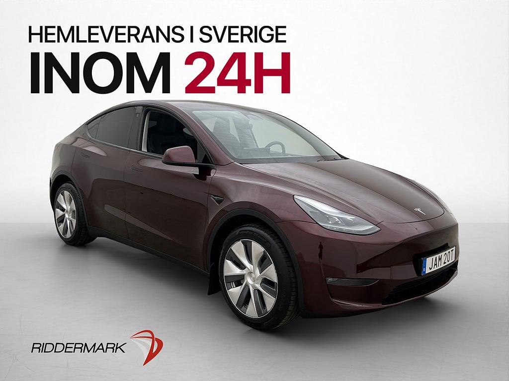 Tesla Model Y Long Range AWD Dragkrok Svensksåld