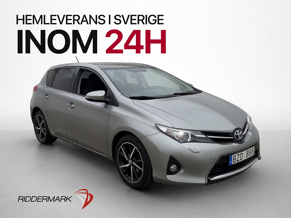 Toyota Auris 1.6 132hk Style Panorama Kamera Farthållare