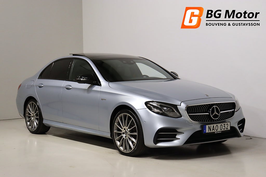 Mercedes-Benz E 43 AMG 401HK 4M Pano Burmester 1,99% Ränta